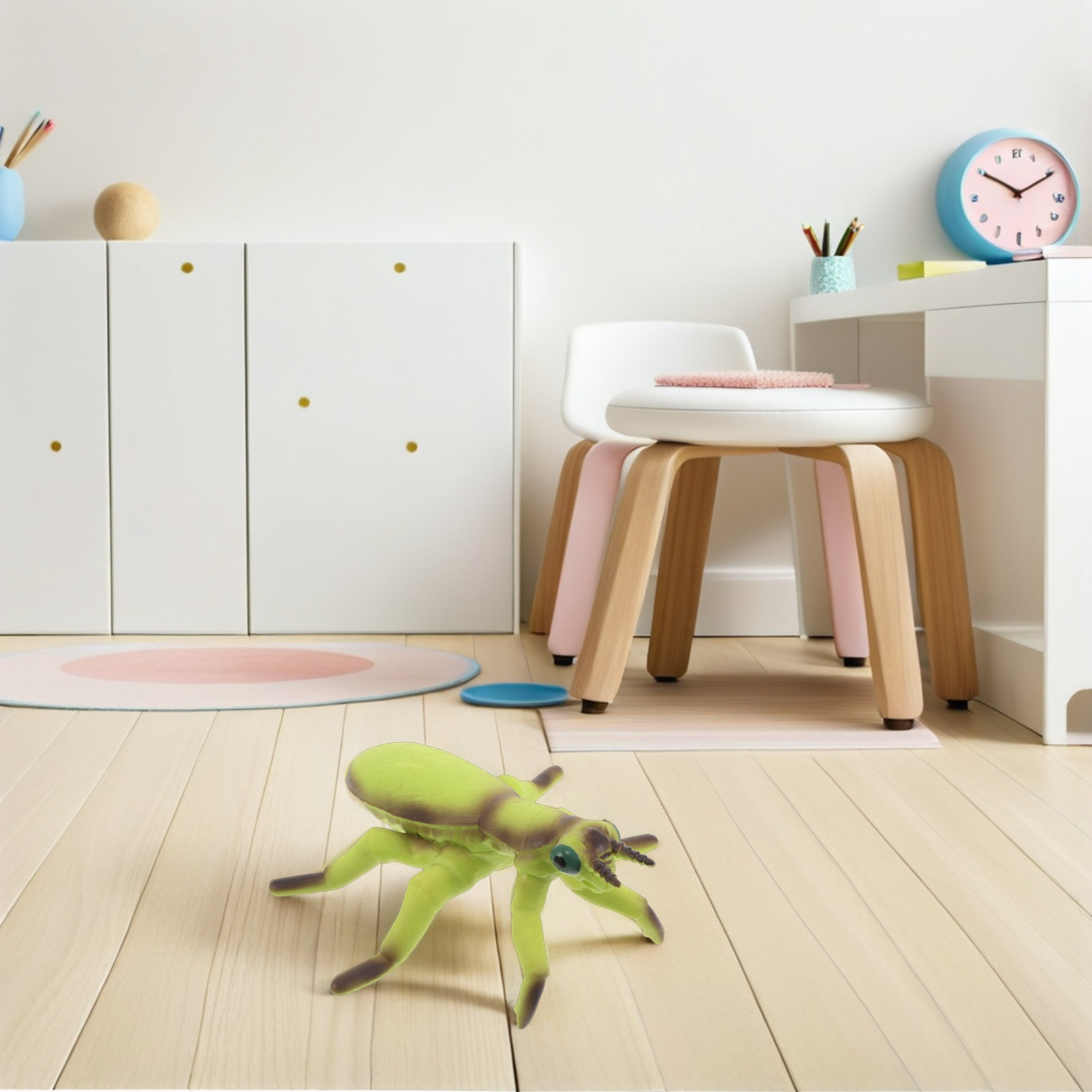 Kids Yard Toys - リアルなデザインのイナゴとカマキリのぬいぐるみ – 子供向けの知育玩具、庭の飾り、ハロウィーンのプレゼントに最適。