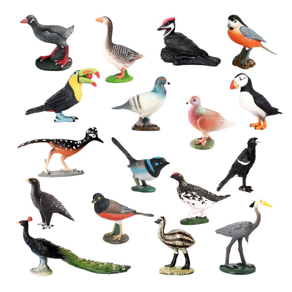 フクロウフラミンゴ七面鳥シーホークモデル動物フィギュアプラス - Kids Toys Reviews のレビューと価格