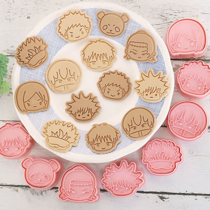 8個入り 呪術廻戦 ケーキクッキーカッター アニメフィギュア - Kids Toys Kitchen Set のレビューと価格