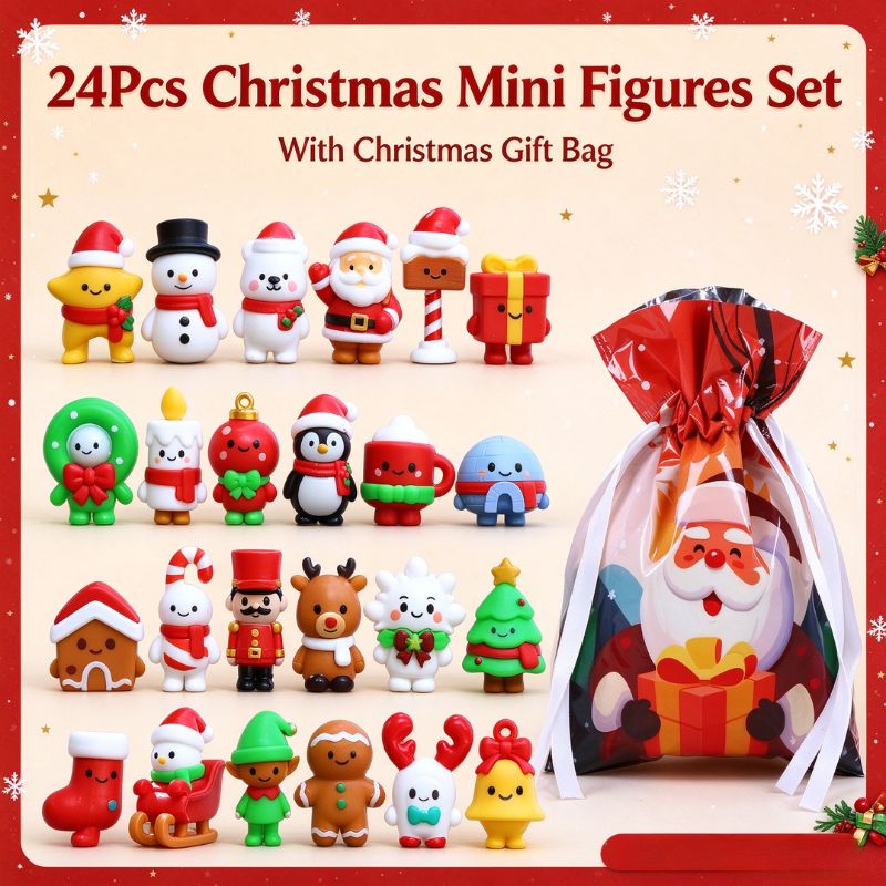 クリスマス ミニフィギュア ブラインドバッグセット 5～24 - Kids Toys Xmas のレビューと価格