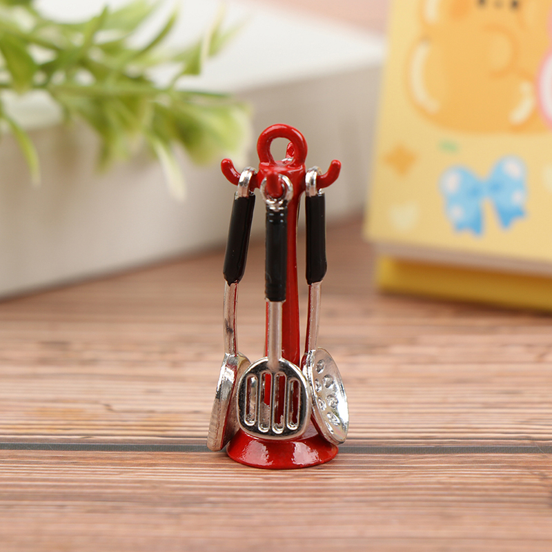 1:12 ドールハウスキッチン用品垂直吊りスプーンへらスプー - Kids Toys Kitchen Set のレビューと価格