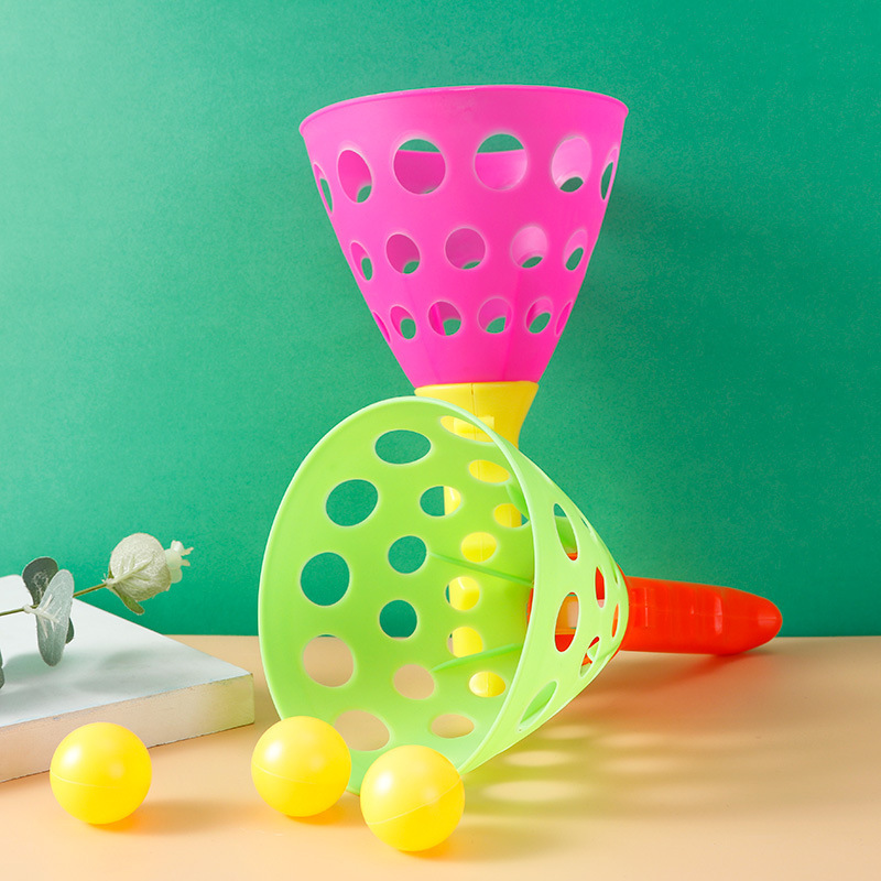 ダブルキャッチャー投げおもちゃ、カタパルト式投げボール、バウ - Catapult Launcher Toy のレビューと価格