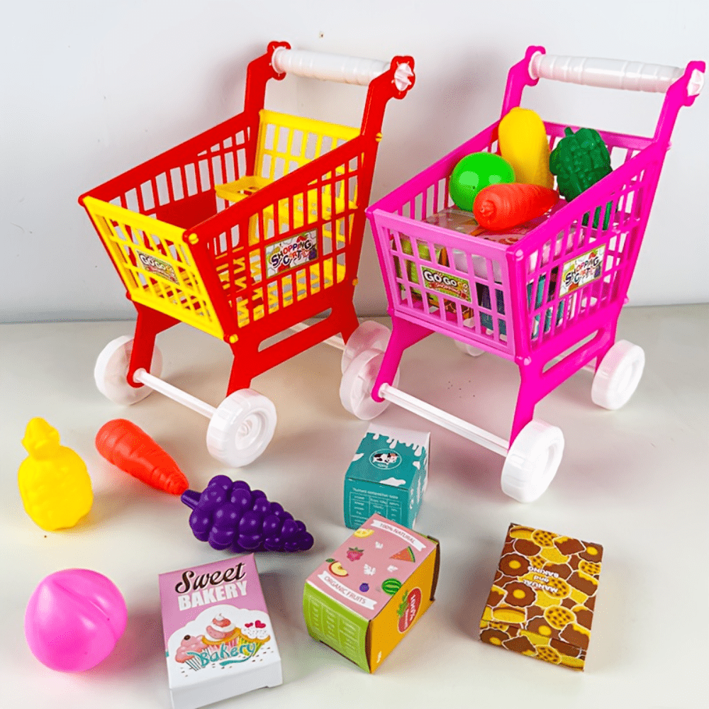 子供用模擬ショッピングカートおもちゃ、模擬スーパーマーケット - Toy Cash Register のレビューと価格