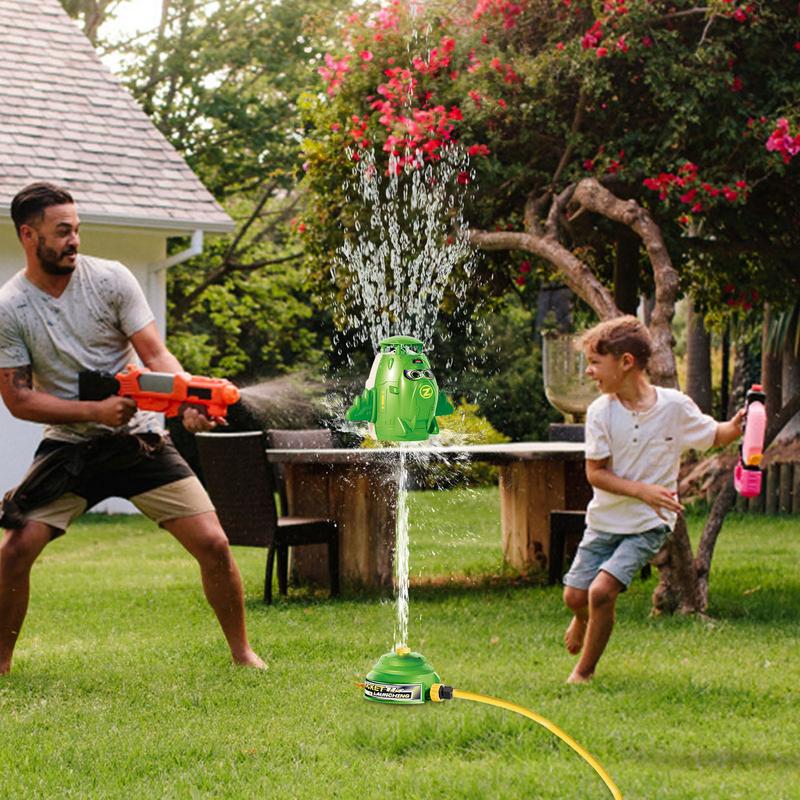 子供のための水スプリンクラーかわいい庭外 360 回転ロケッ - Kids Yard Toys のレビューと価格