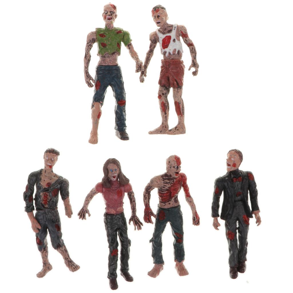 ウォーキング・コープスフィギュア 分離可能なプラスチック製ゾ - Kids Zombie Toys のレビューと価格