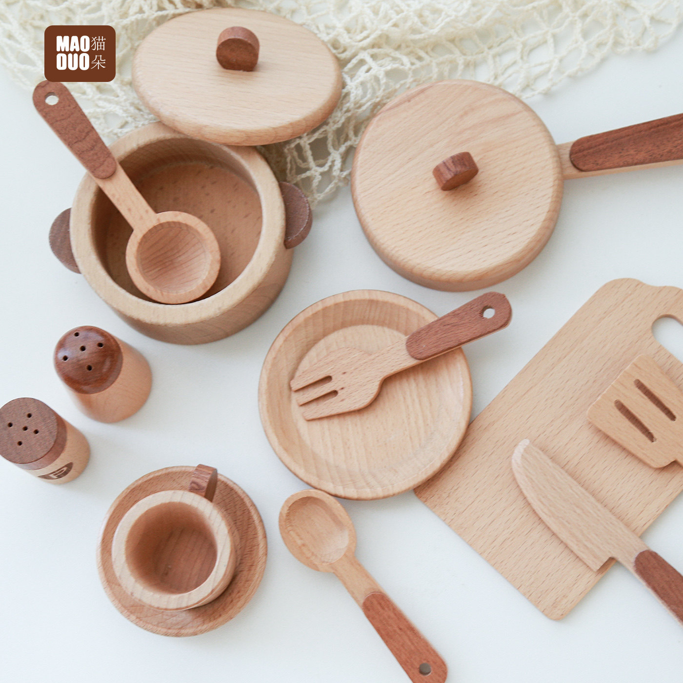 マオドゥオ おもちゃ ブナ材製 キッズキッチン プレイセット - Kids Toys Kitchen Set のレビューと価格